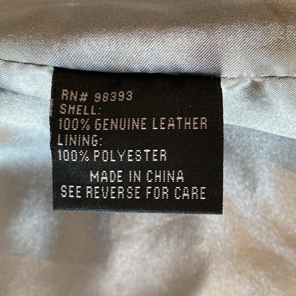 Distressed Leather Jacket - Picture 10 of 10